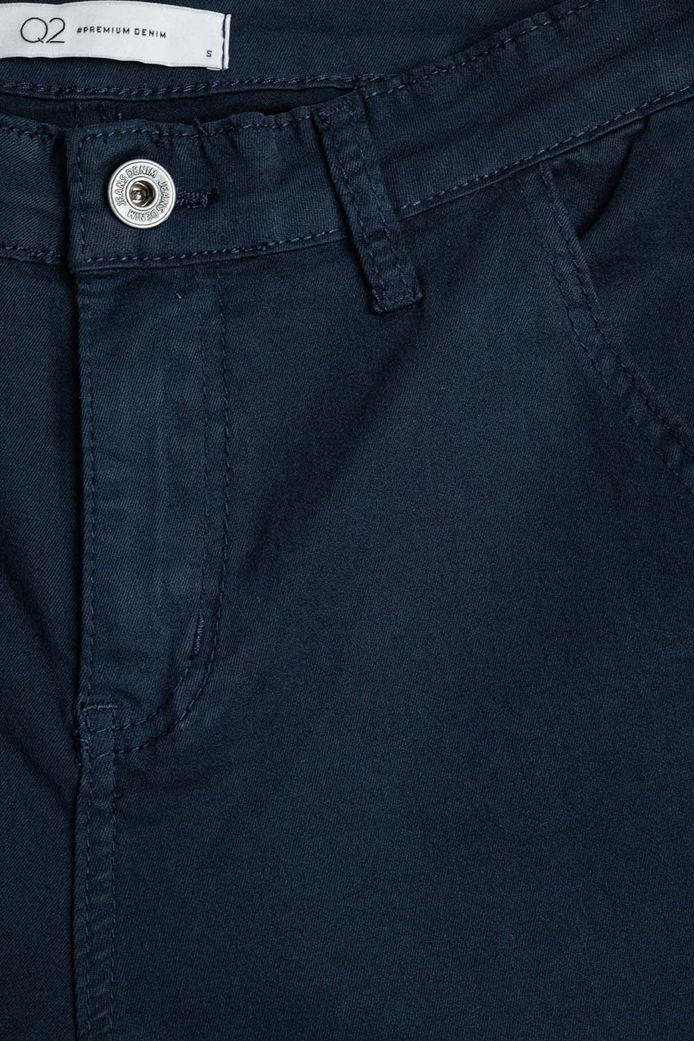 Comfy Stretcy Denim Navy Flared Jeans