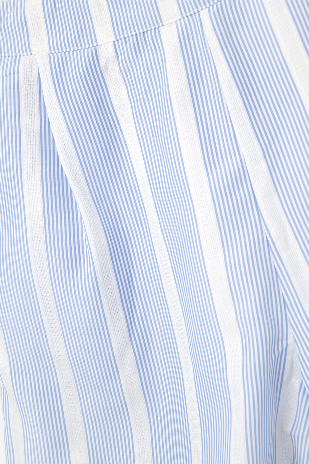 Blue and White Shorts with side pockets
