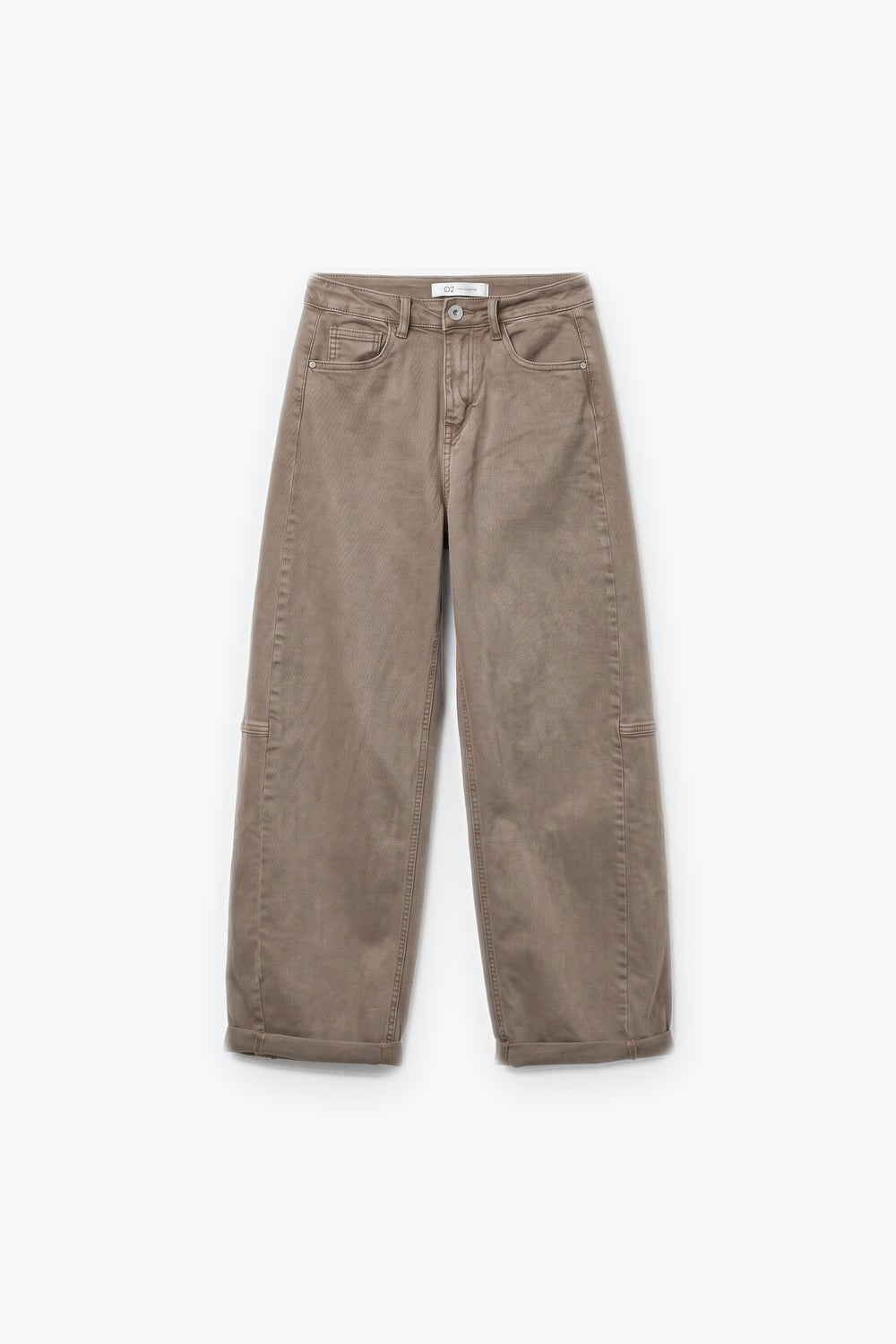 Fango Wide-Leg Pants in Barrel Style with side seam